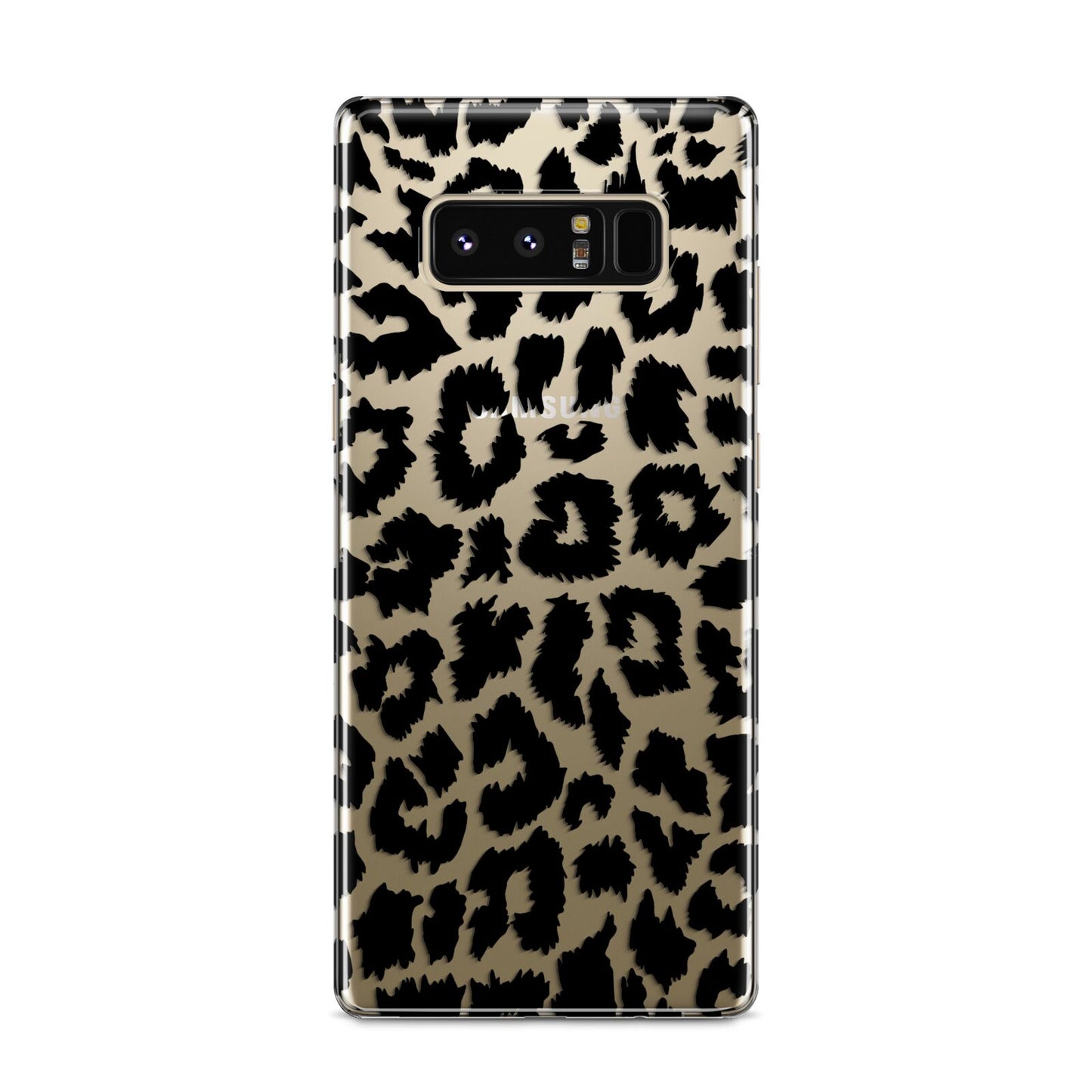 Black White Leopard Print Samsung Galaxy S8 Case