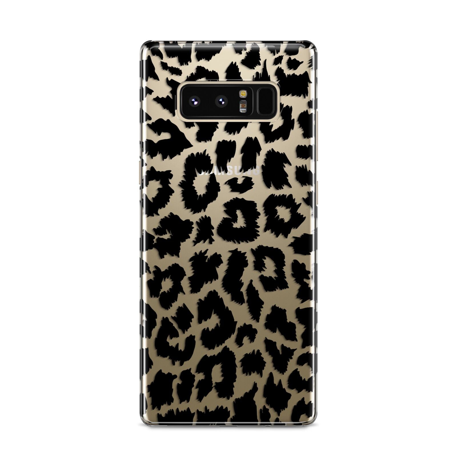 Black White Leopard Print Samsung Galaxy S8 Case