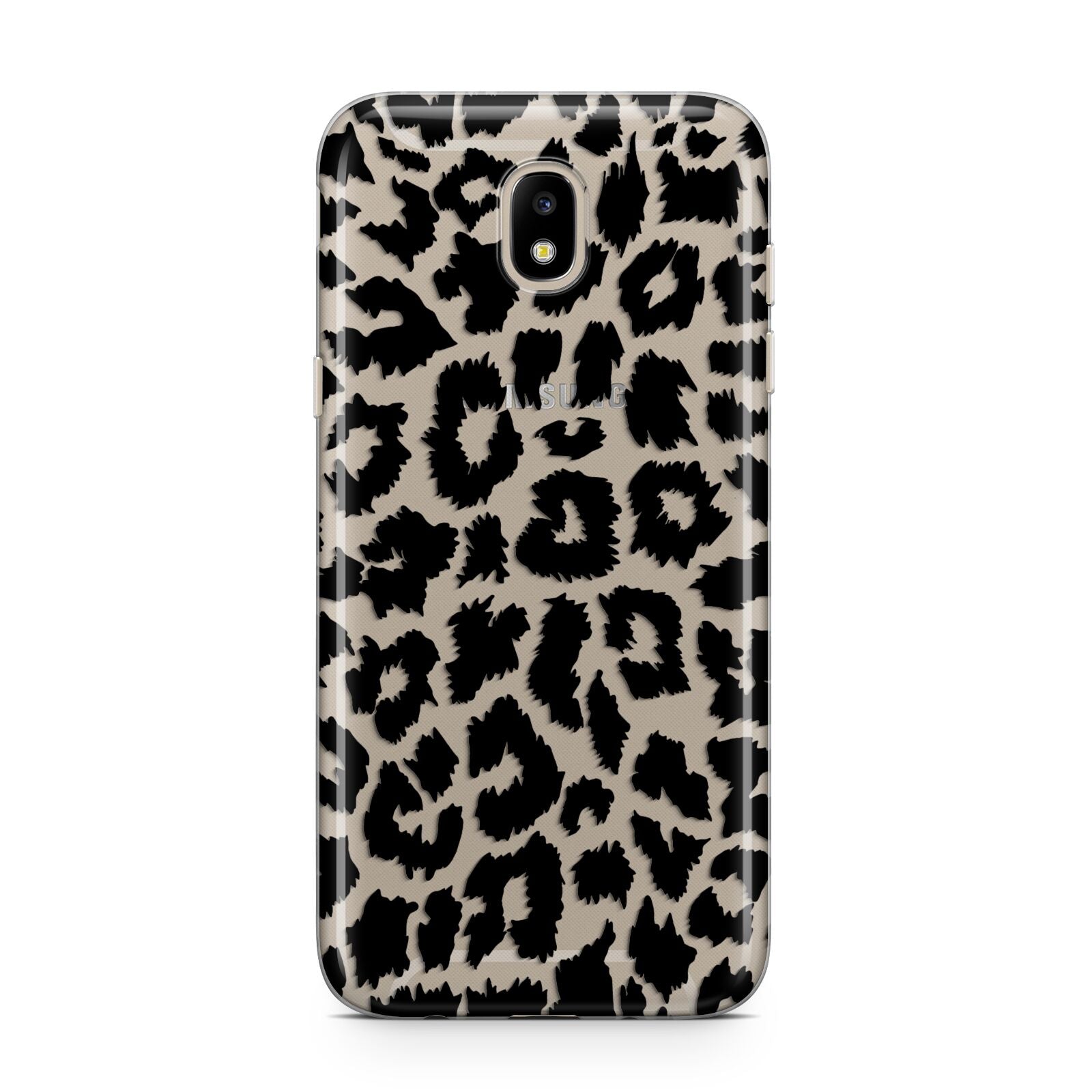 Black White Leopard Print Samsung J5 2017 Case