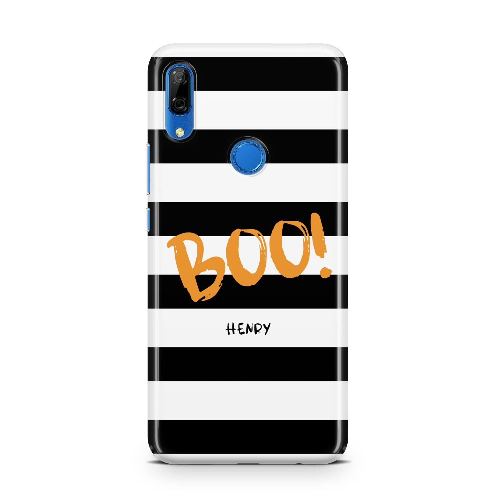 Black White Striped Boo Huawei P Smart Z