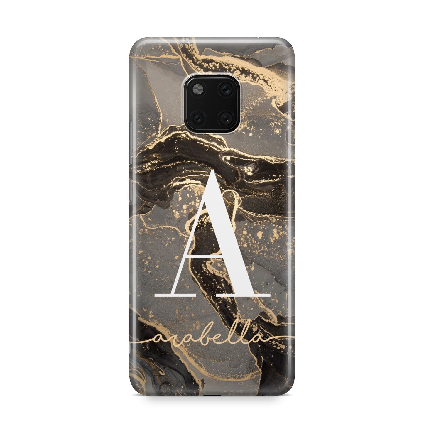 Black and Gold Marble Huawei Mate 20 Pro Phone Case