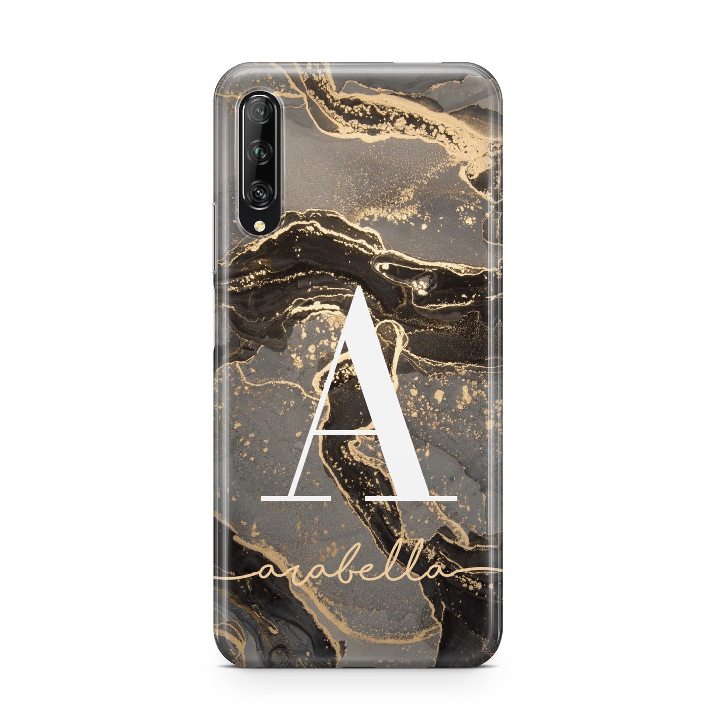 Black and Gold Marble Huawei P Smart Pro 2019