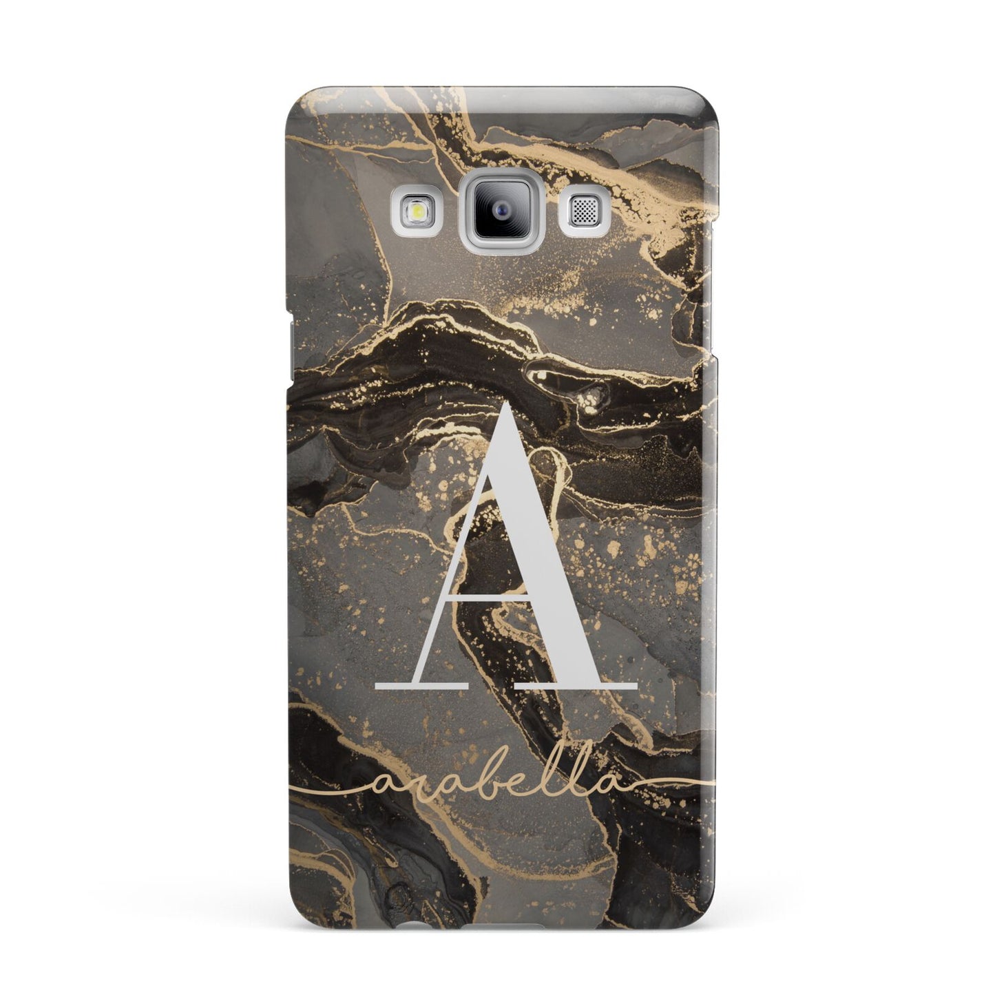 Black and Gold Marble Samsung Galaxy A7 2015 Case