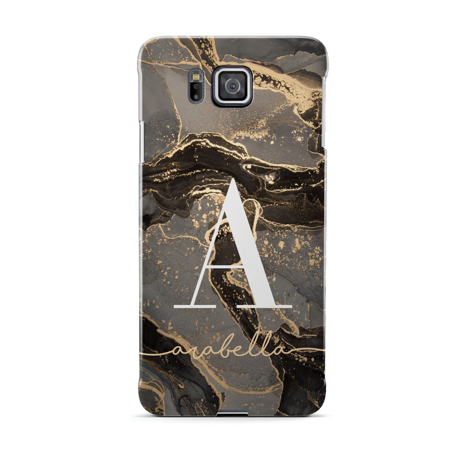 Black and Gold Marble Samsung Galaxy Alpha Case