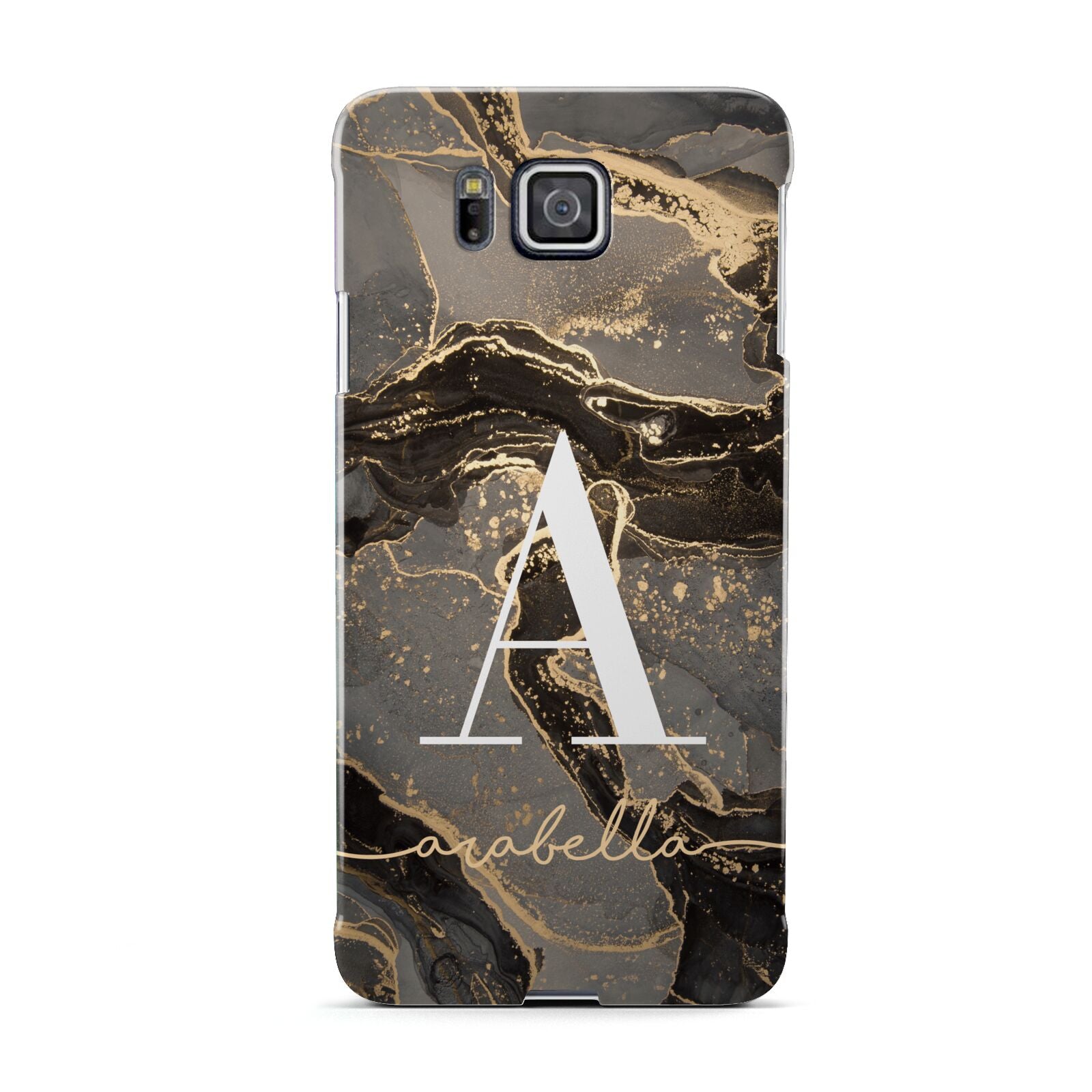 Black and Gold Marble Samsung Galaxy Alpha Case