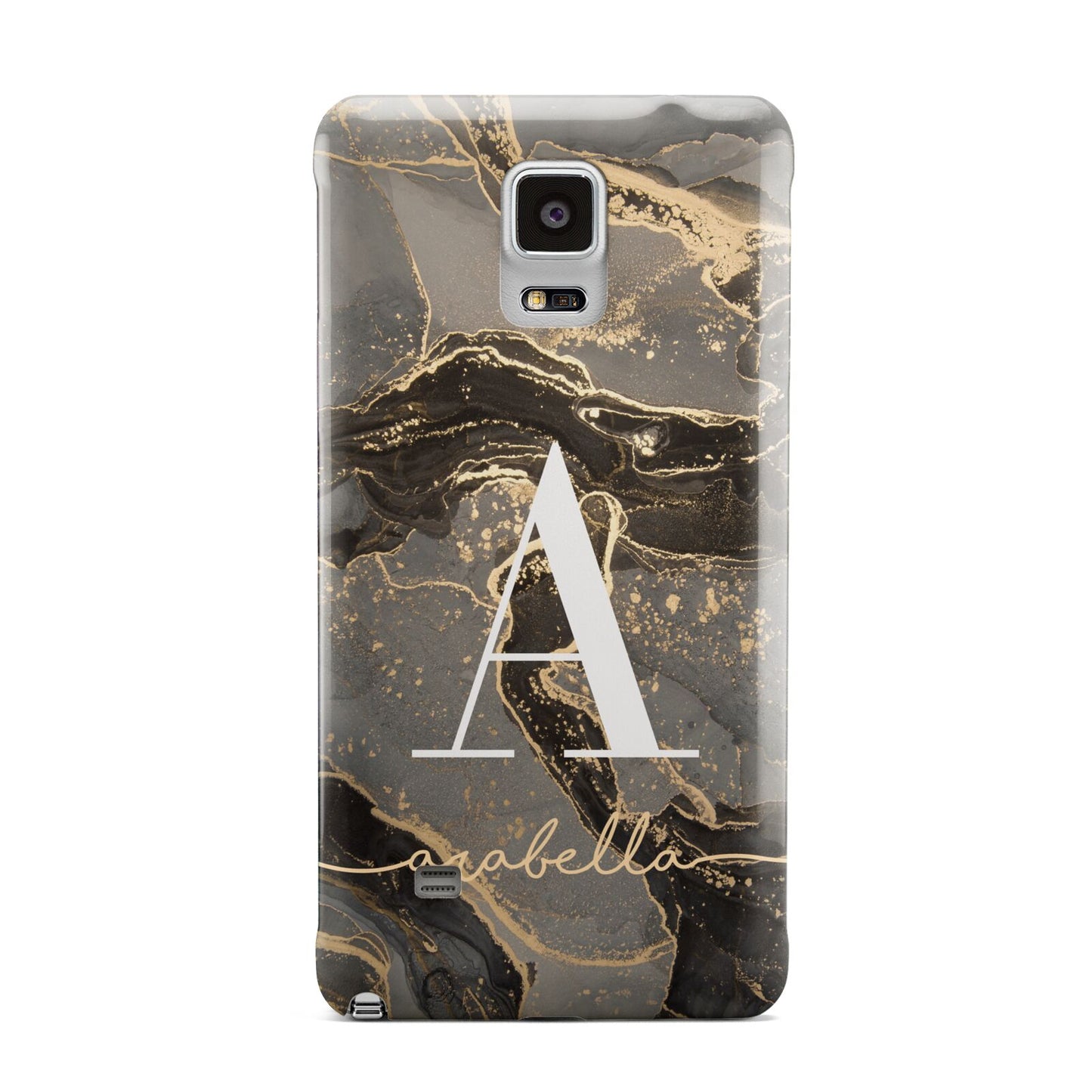 Black and Gold Marble Samsung Galaxy Note 4 Case