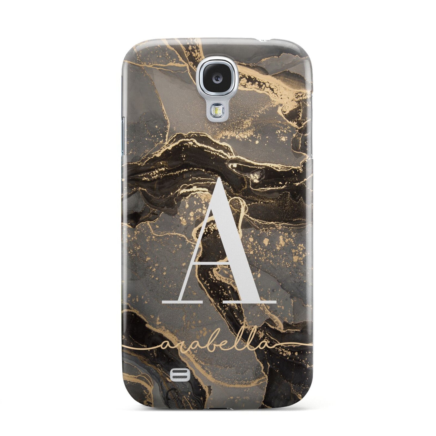 Black and Gold Marble Samsung Galaxy S4 Case