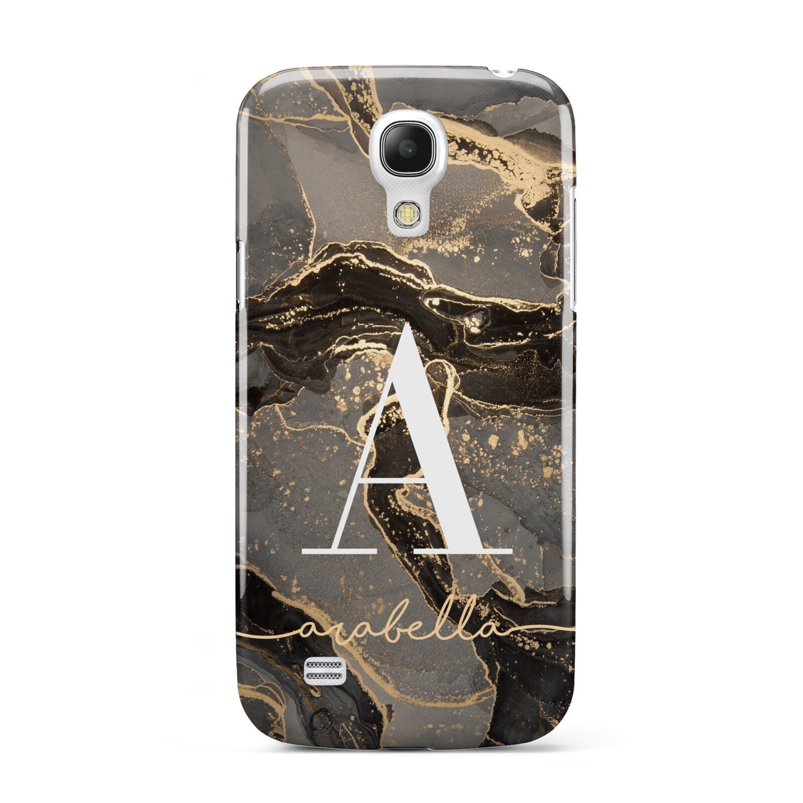 Black and Gold Marble Samsung Galaxy S4 Mini Case