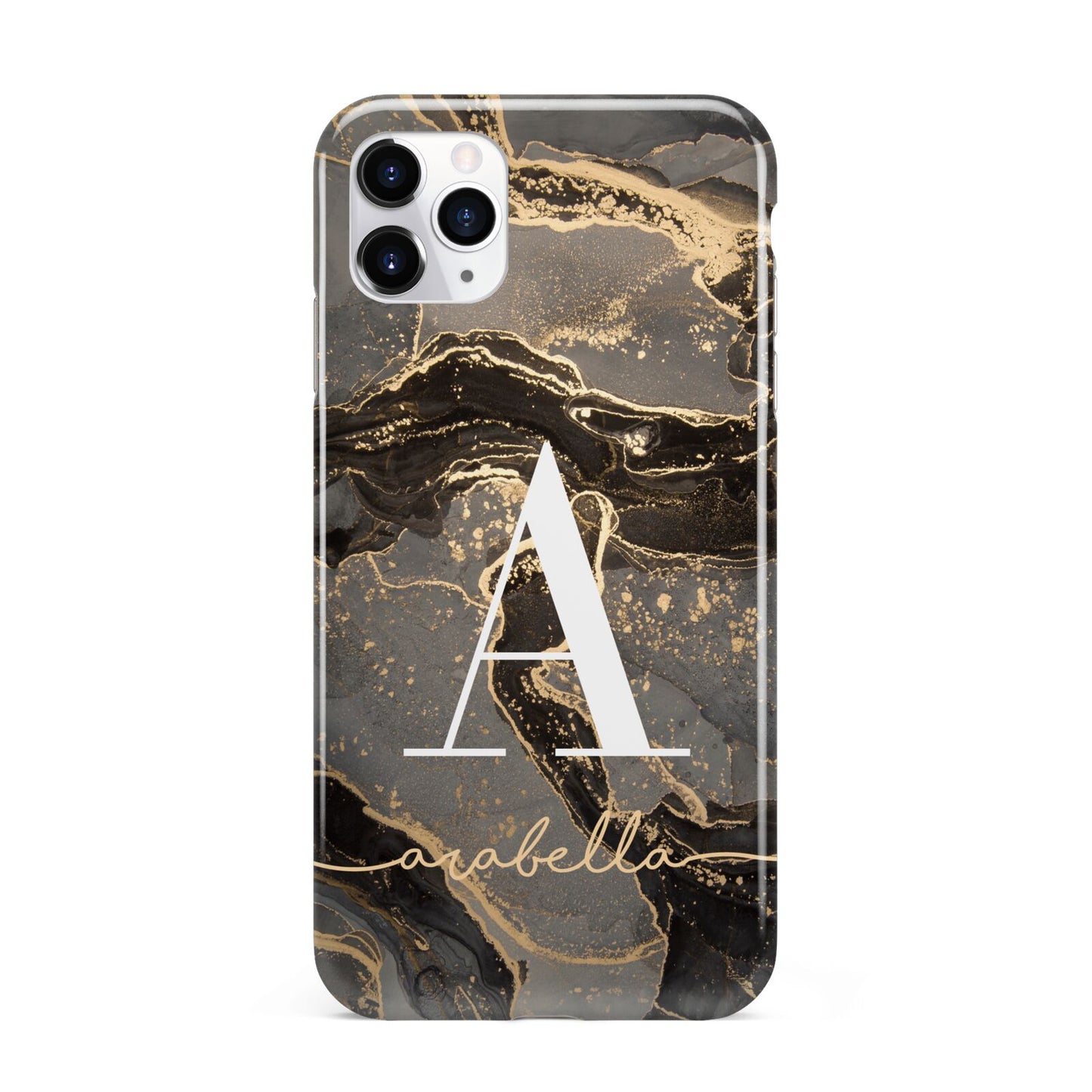 Black and Gold Marble iPhone 11 Pro Max 3D Tough Case