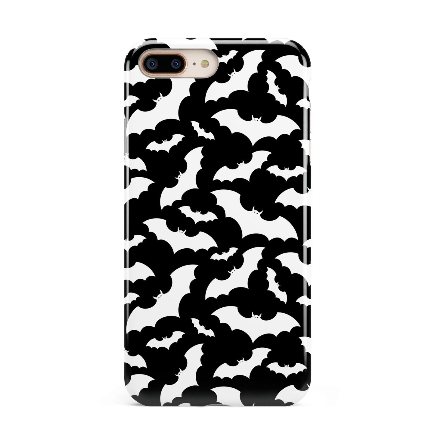 Black and White Bats Apple iPhone 7 8 Plus 3D Tough Case