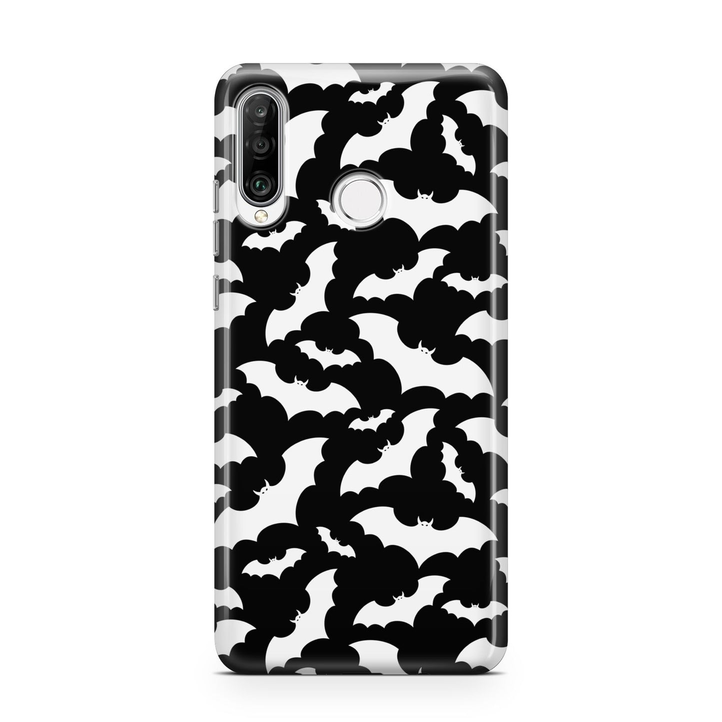 Black and White Bats Huawei P30 Lite Phone Case