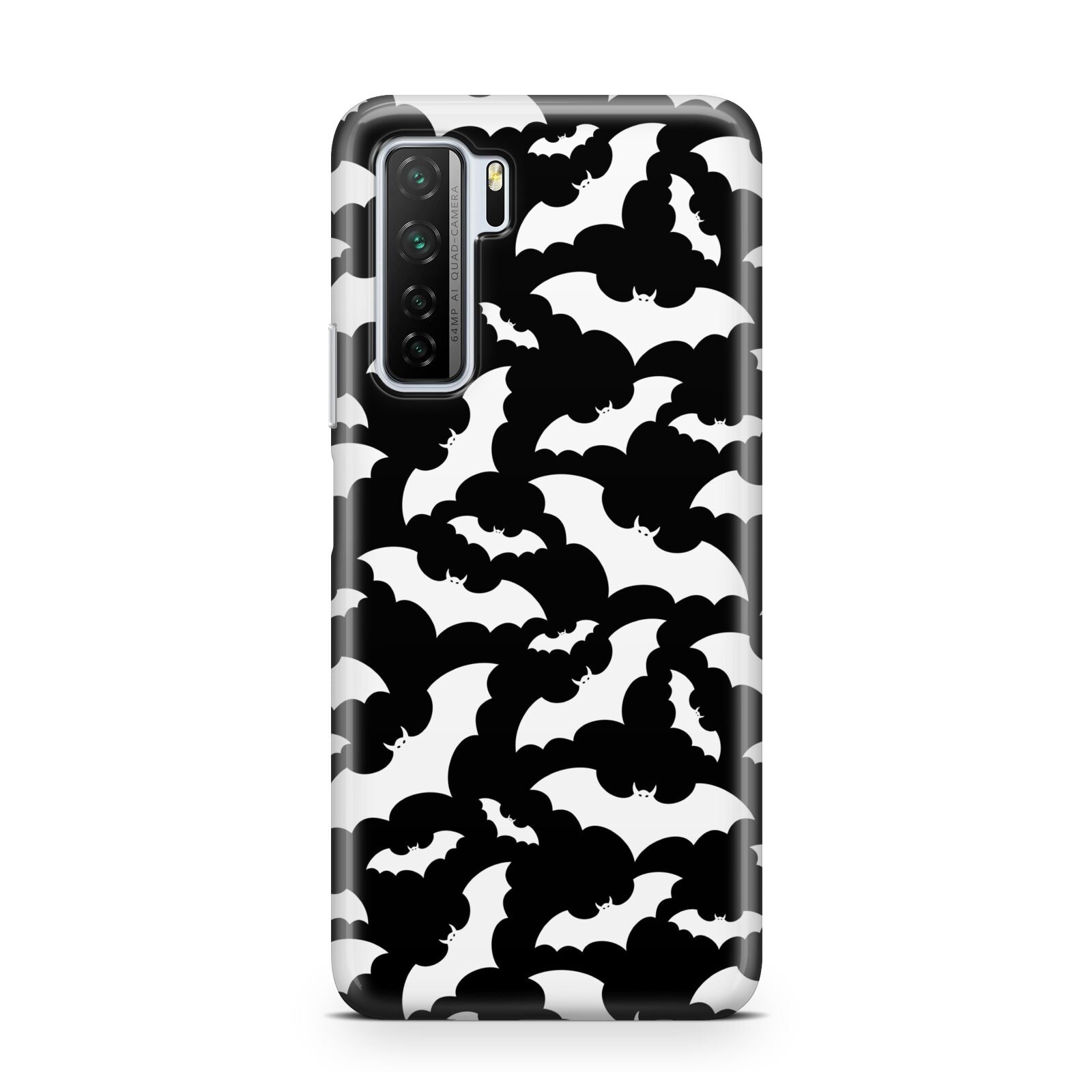 Black and White Bats Huawei P40 Lite 5G Phone Case