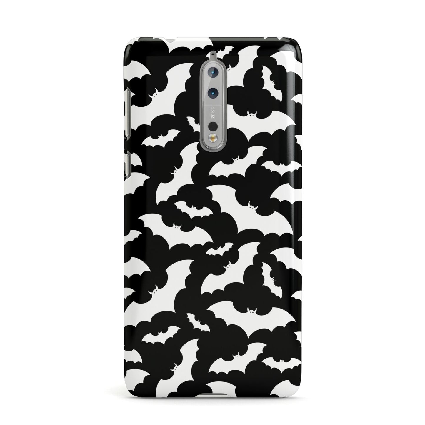 Black and White Bats Nokia Case