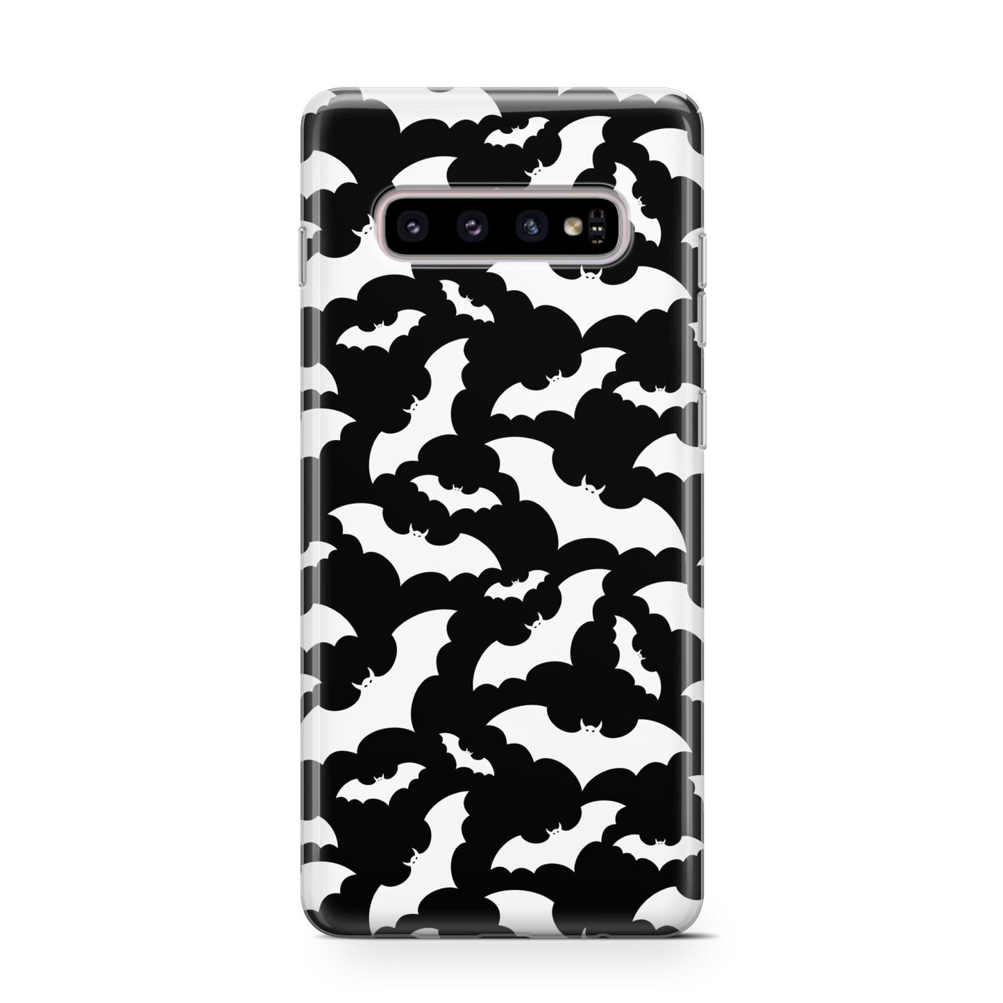 Black and White Bats Protective Samsung Galaxy Case