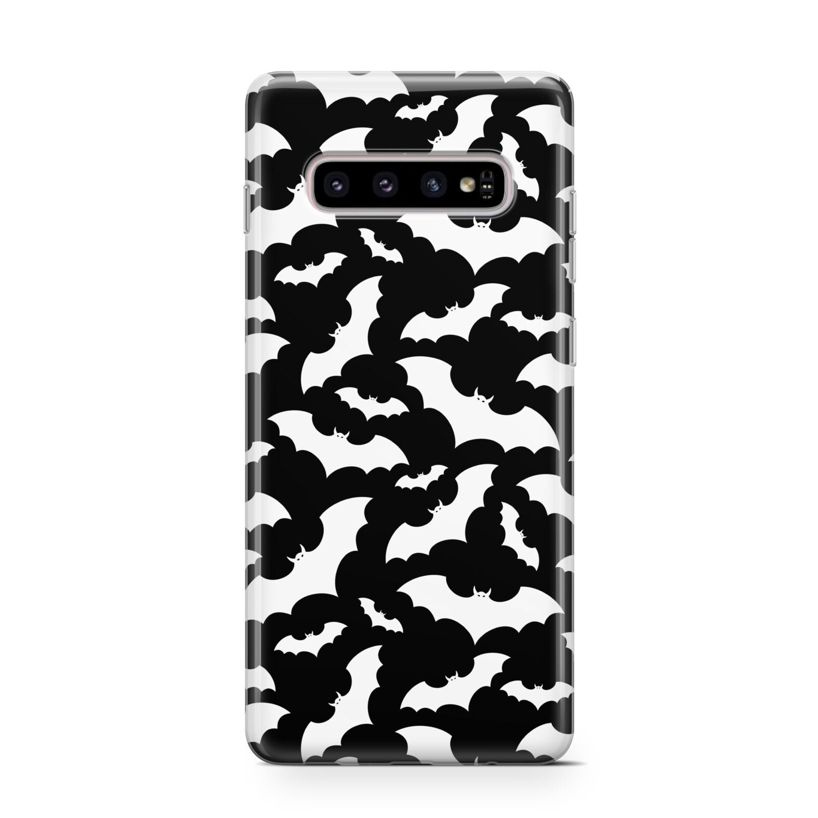 Black and White Bats Protective Samsung Galaxy Case