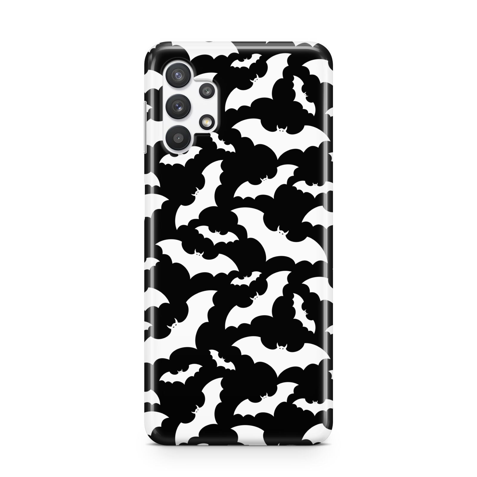 Black and White Bats Samsung A32 5G Case