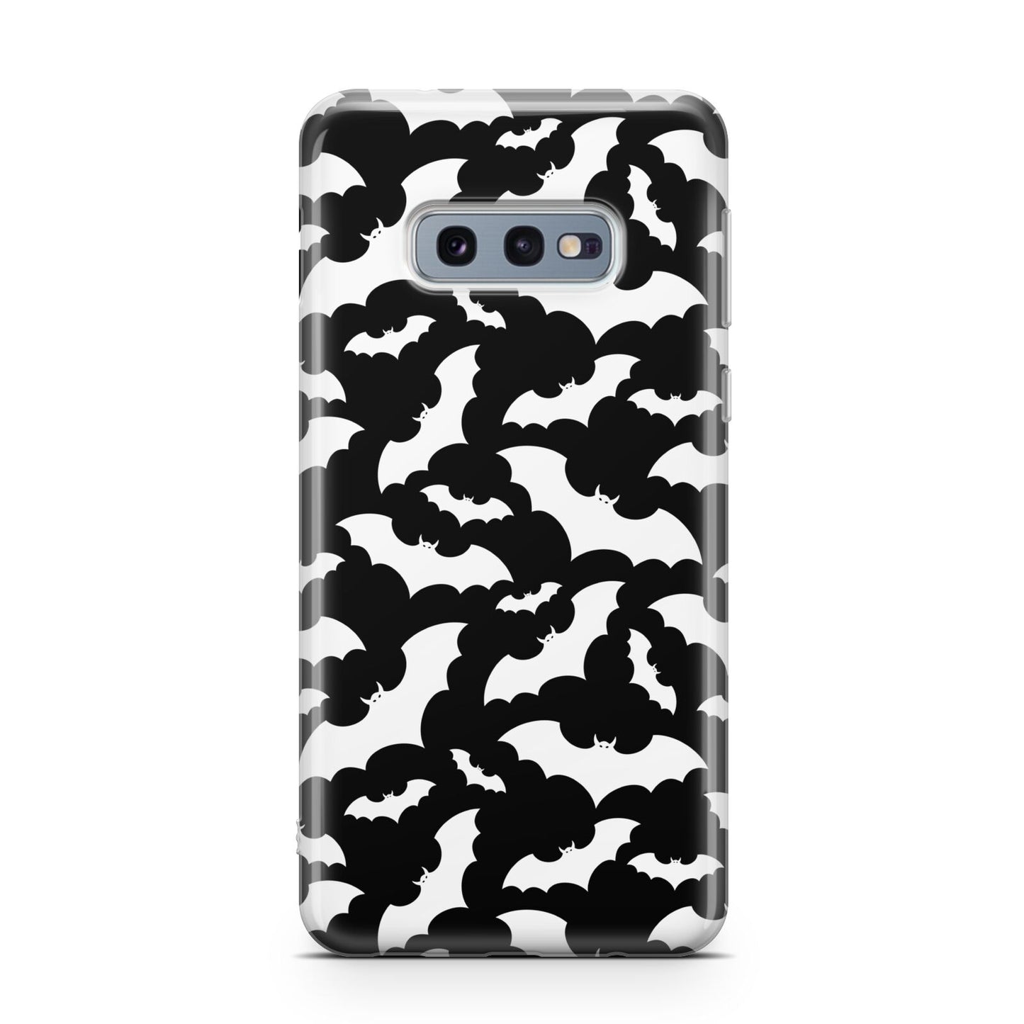 Black and White Bats Samsung Galaxy S10E Case