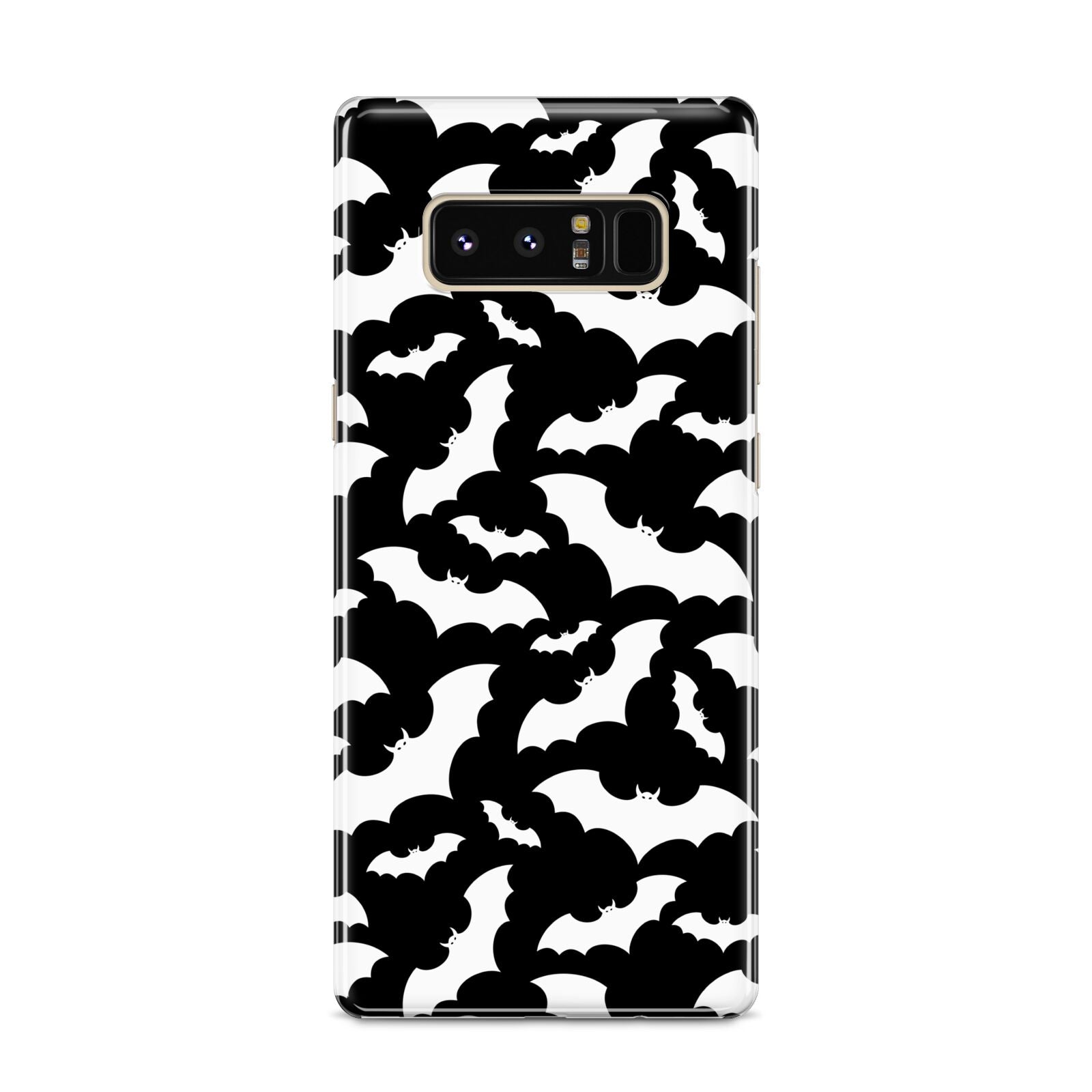 Black and White Bats Samsung Galaxy S8 Case