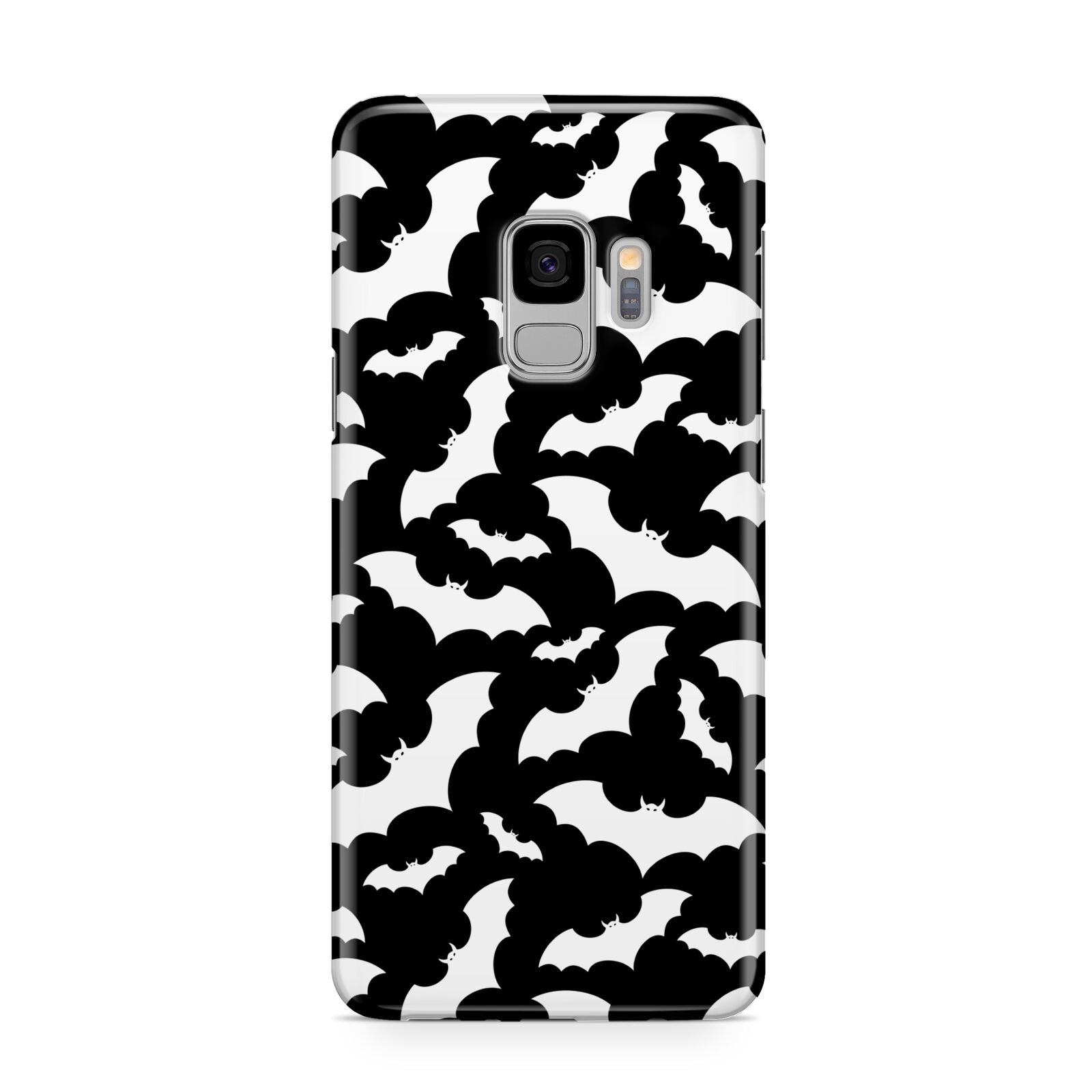 Black and White Bats Samsung Galaxy S9 Case