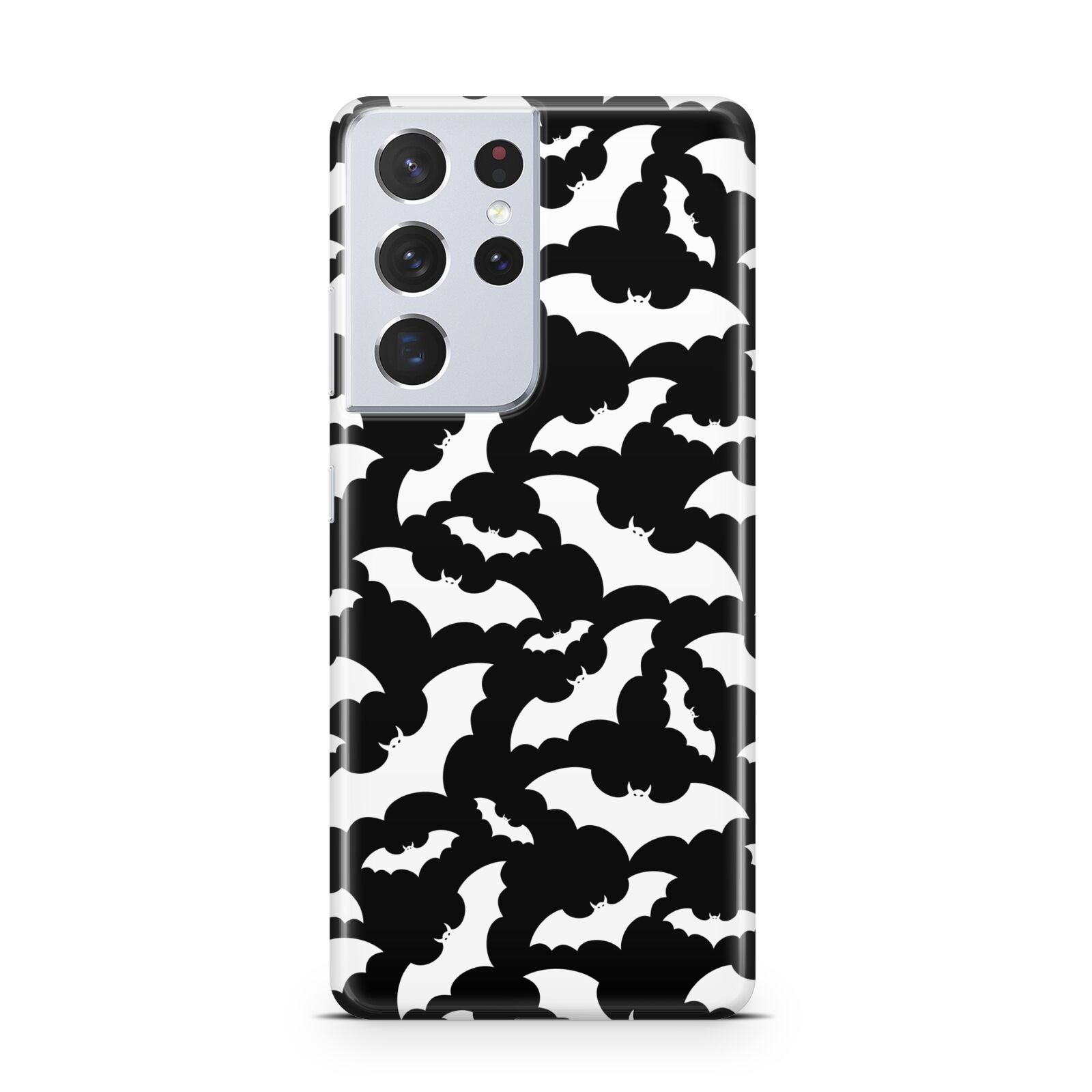 Black and White Bats Samsung S21 Ultra Case