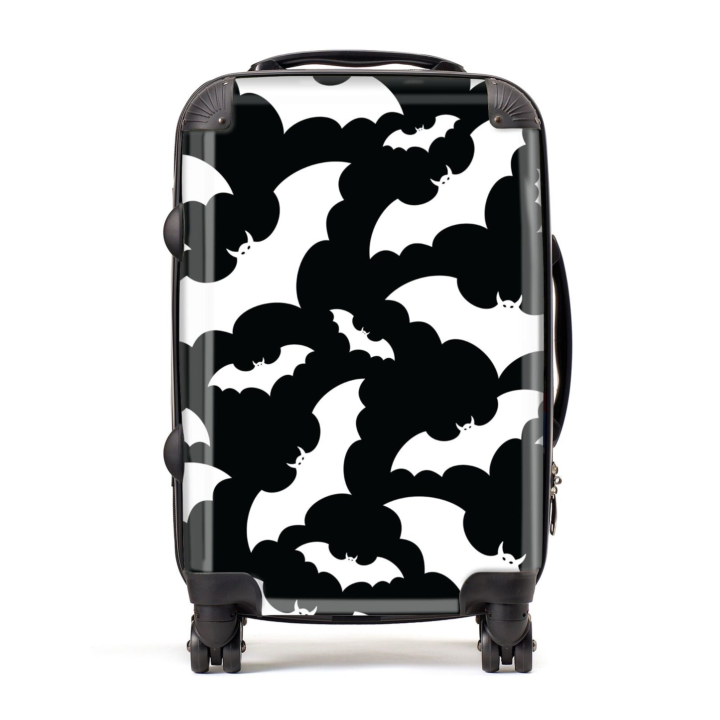 Black and White Bats Suitcase