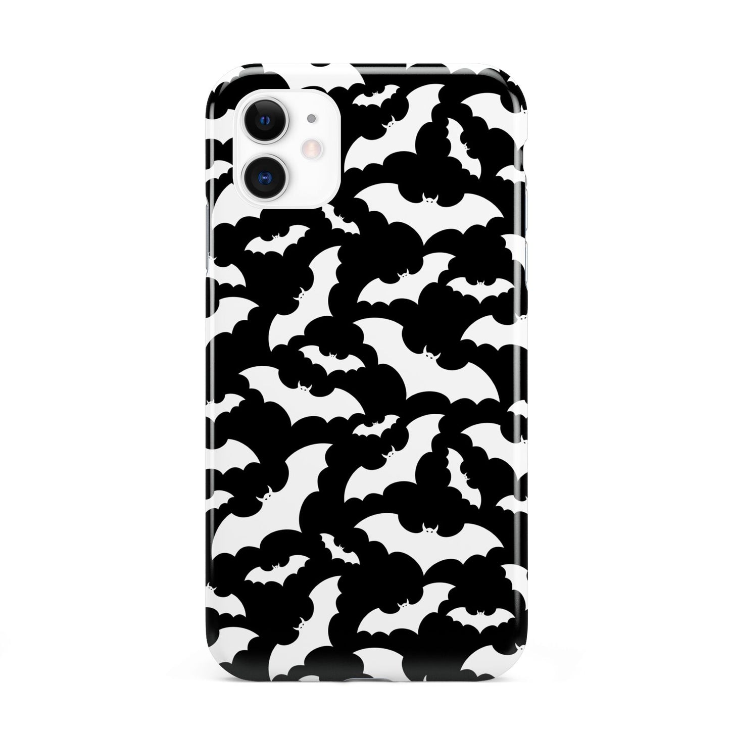 Black and White Bats iPhone 11 3D Tough Case