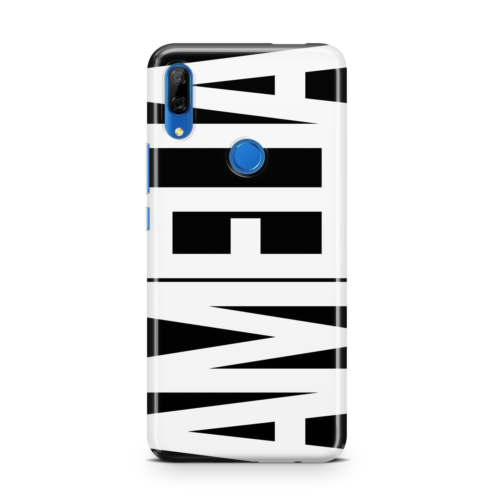 Black with Bold White Name Huawei P Smart Z