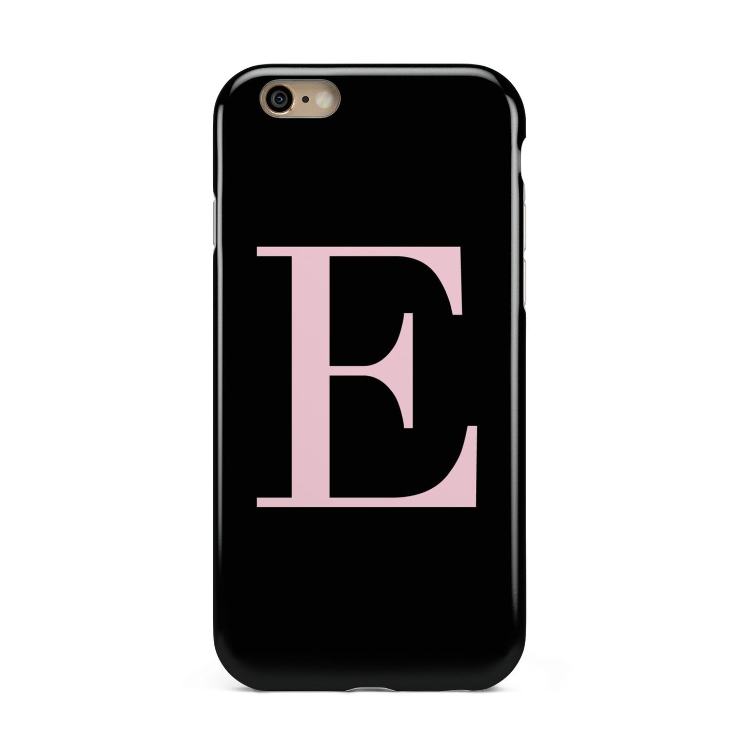 Black with Pink Personalised Monogram Apple iPhone 6 3D Tough Case