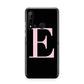 Black with Pink Personalised Monogram Huawei P20 Lite 5G Phone Case