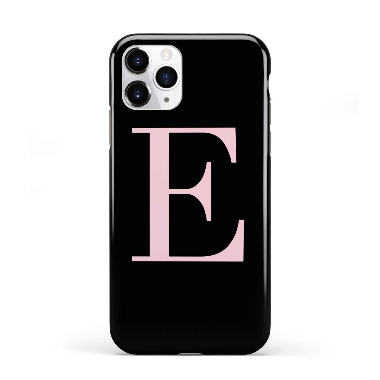 Black with Pink Personalised Monogram iPhone 11 Pro 3D Tough Case