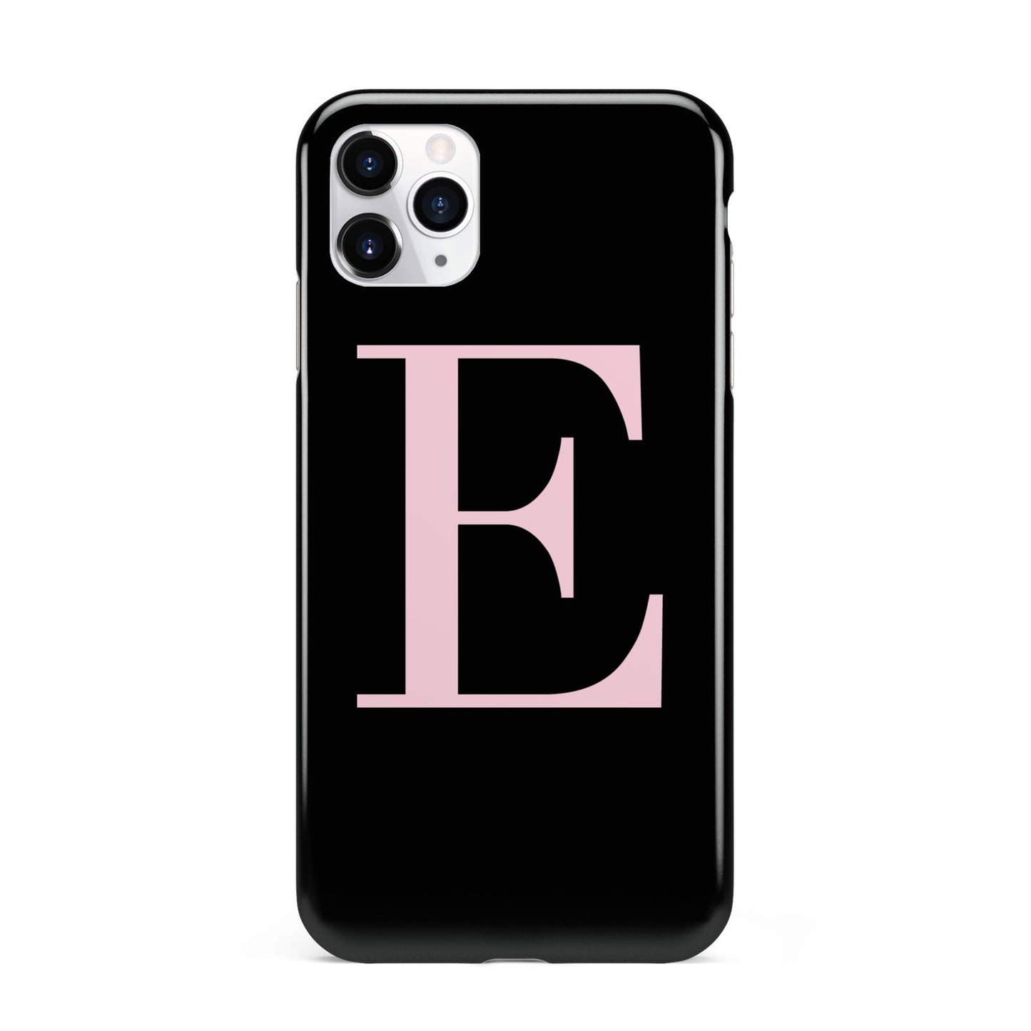 Black with Pink Personalised Monogram iPhone 11 Pro Max 3D Tough Case