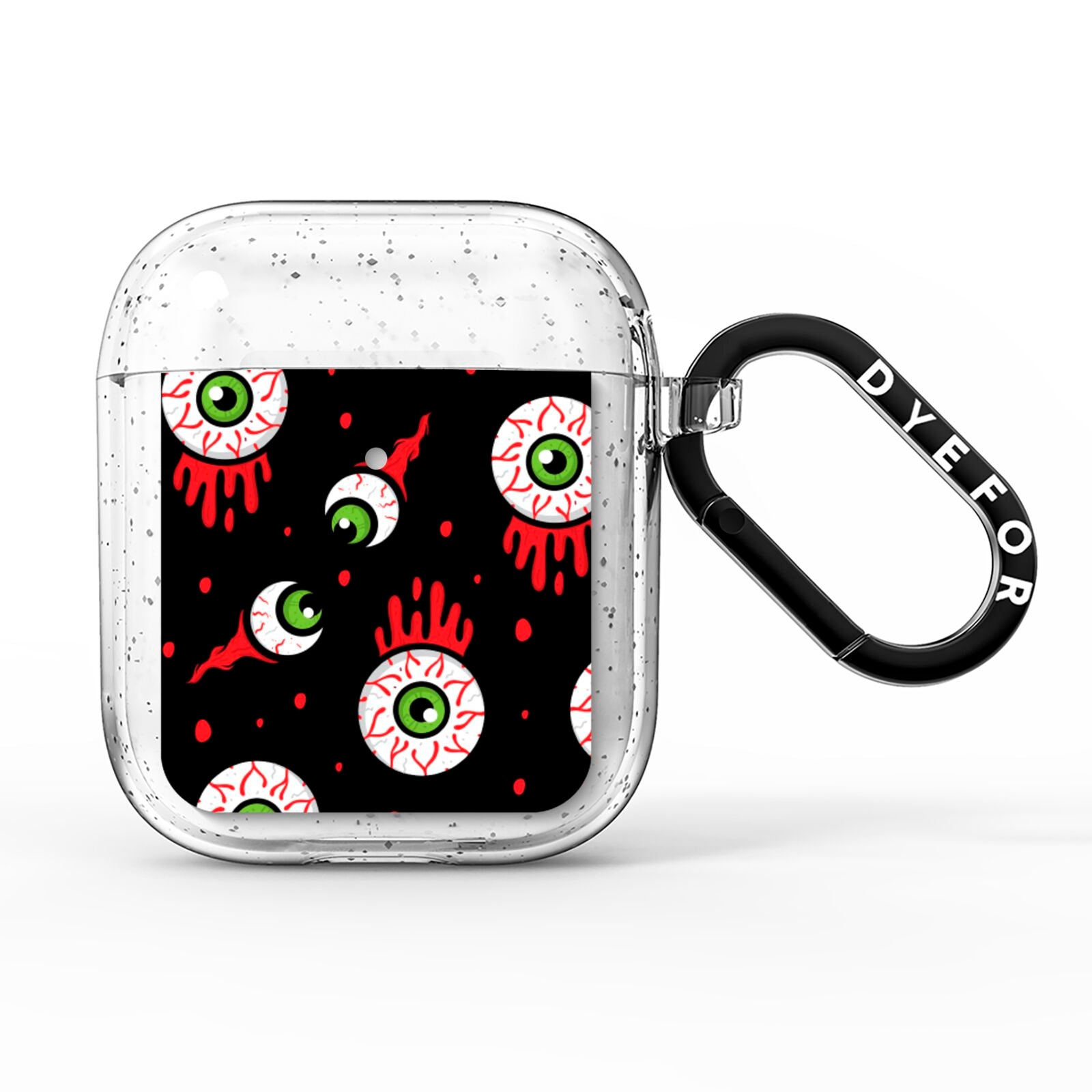 Bleeding Eyeballs AirPods Glitter Case