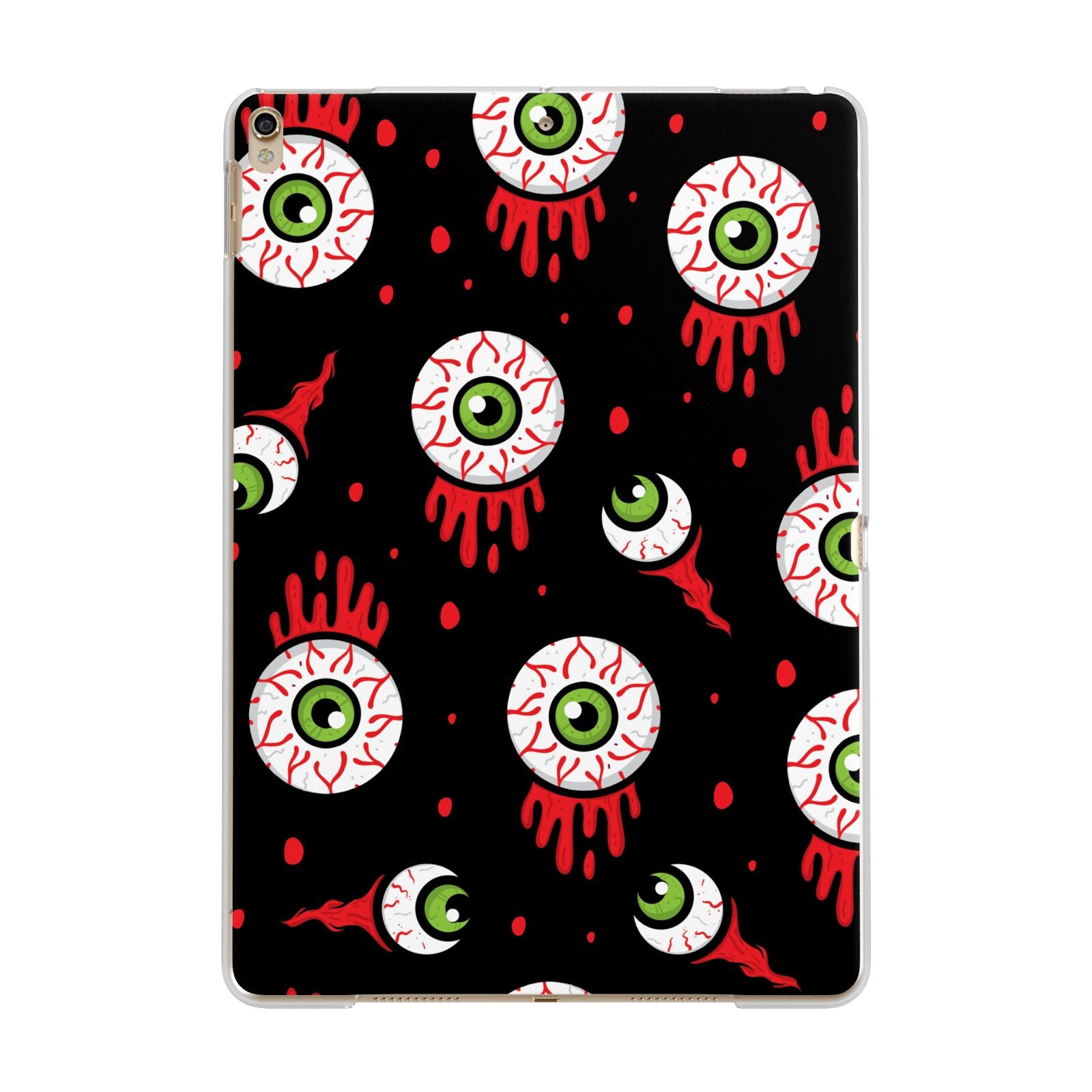 Bleeding Eyeballs Apple iPad Gold Case