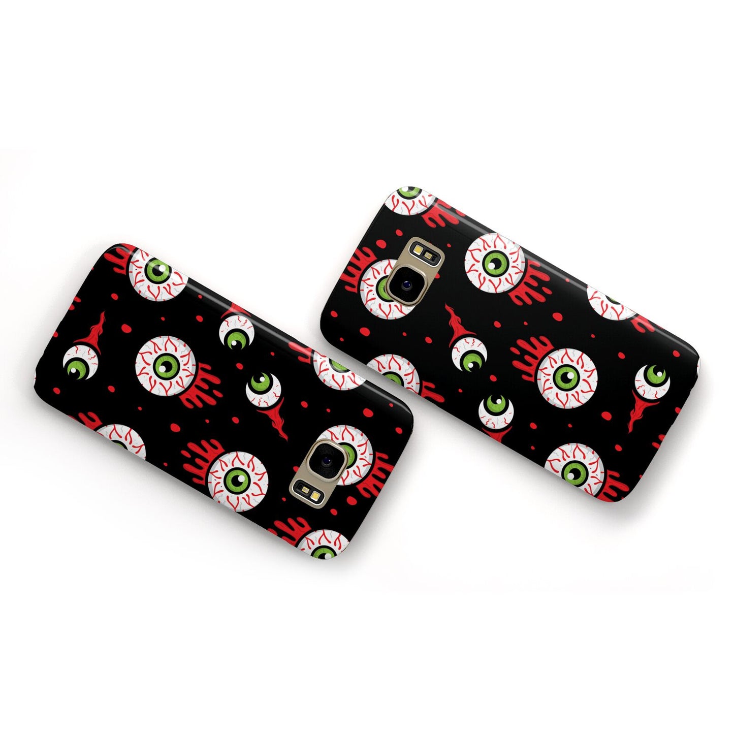 Bleeding Eyeballs Samsung Galaxy Case Flat Overview