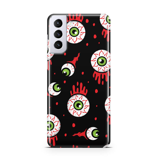 Bleeding Eyeballs Samsung S21 Plus Phone Case