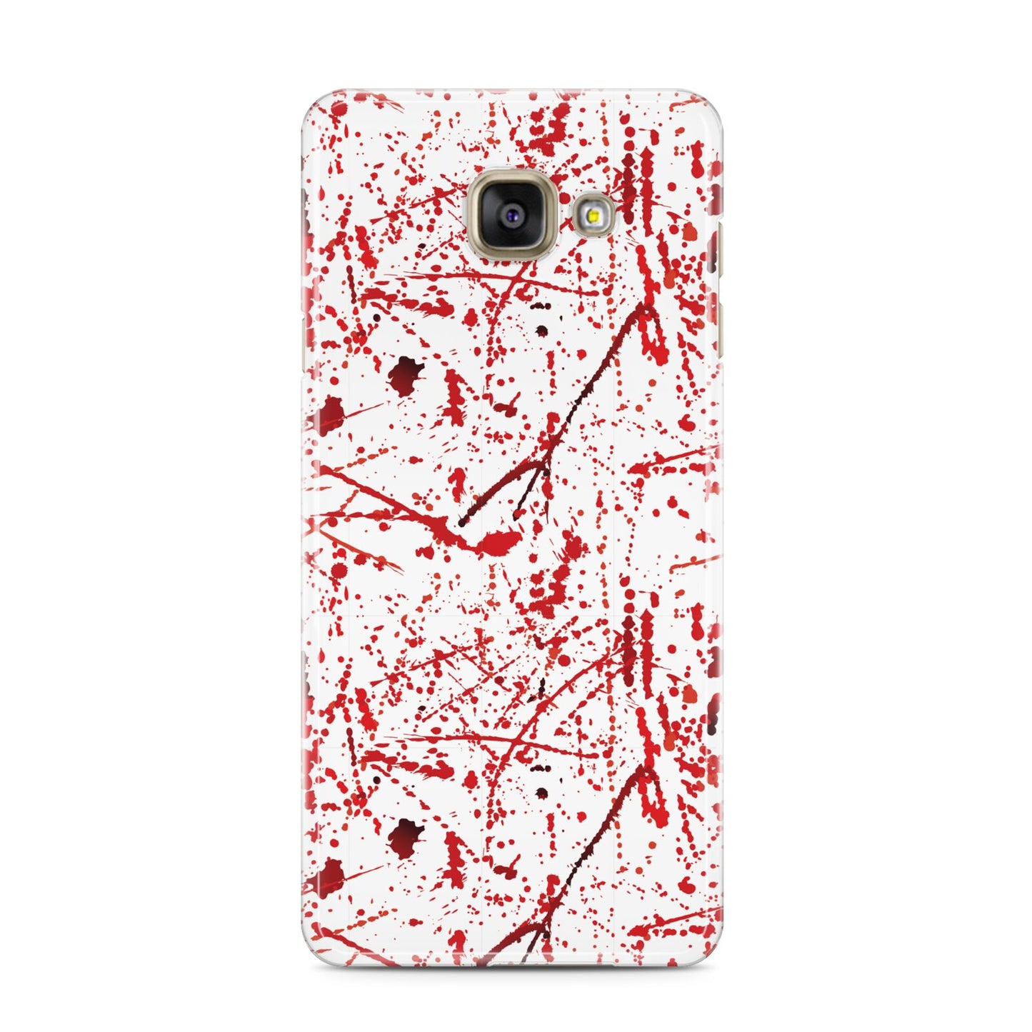 Blood Splatter Samsung Galaxy A3 2016 Case on gold phone