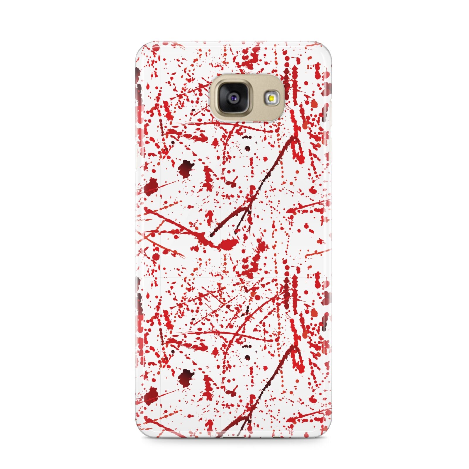 Blood Splatter Samsung Galaxy A9 2016 Case on gold phone