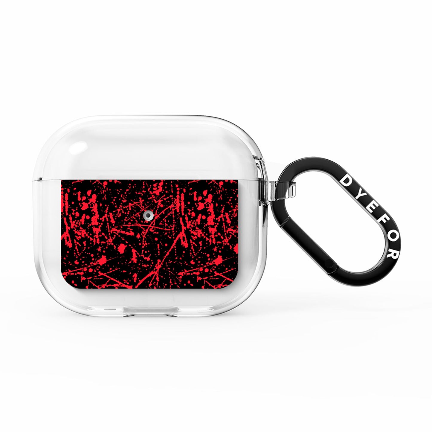 Blood Splatters AirPods Clear Case 3rd Gen