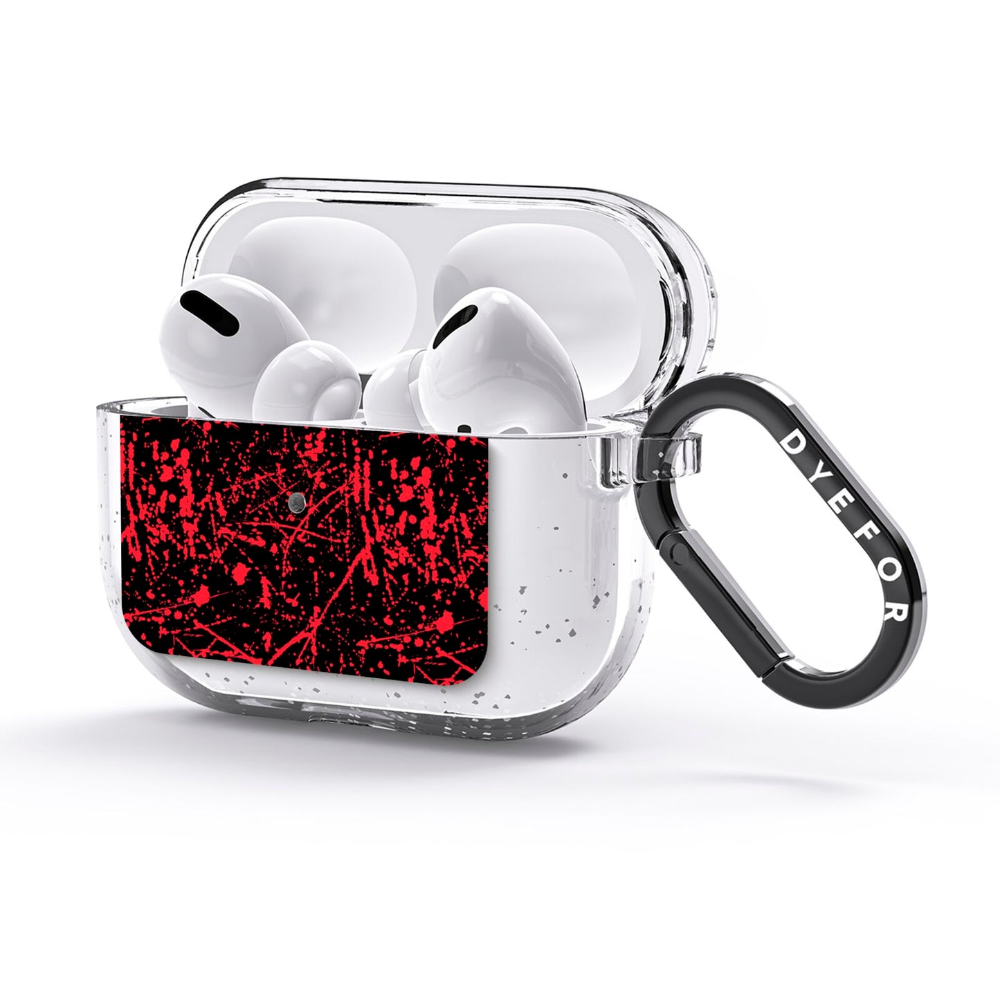 Blood Splatters AirPods Glitter Case 3rd Gen Side Image