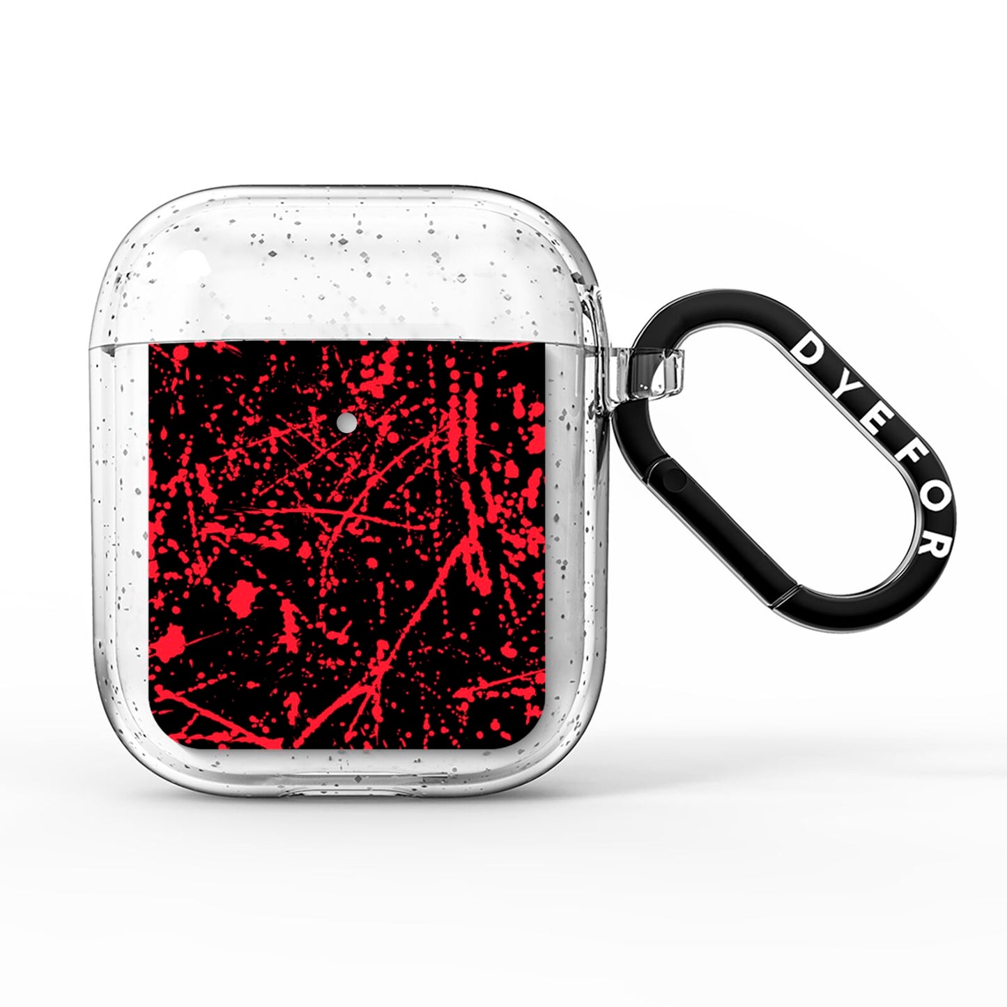 Blood Splatters AirPods Glitter Case