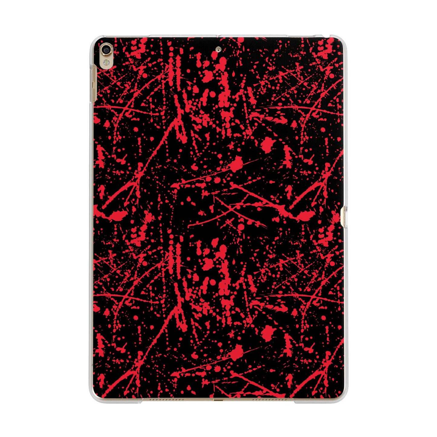 Blood Splatters Apple iPad Gold Case