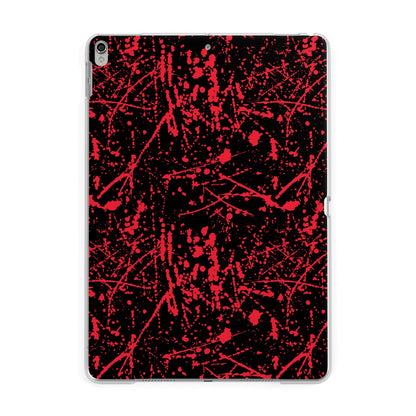 Blood Splatters Apple iPad Silver Case