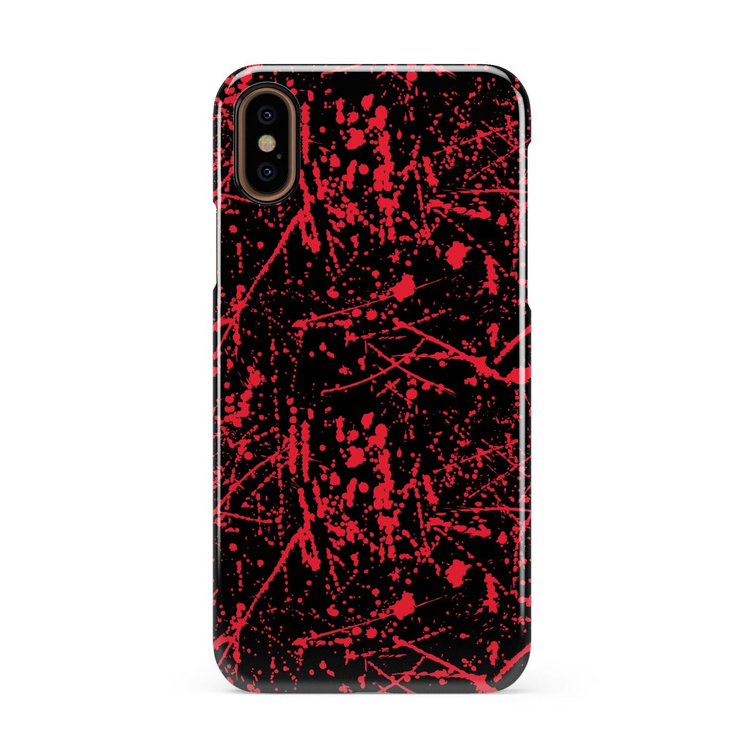 Blood Splatters Apple iPhone XS 3D Snap Case