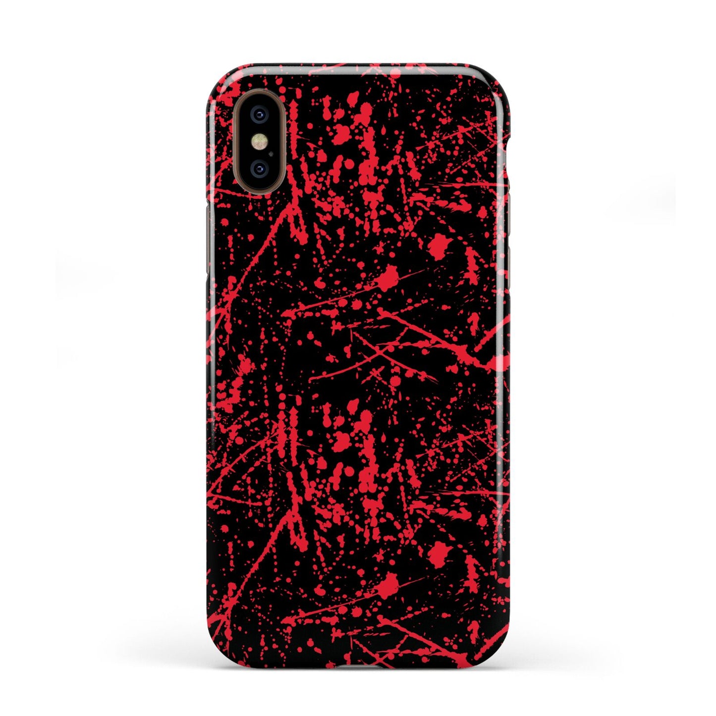 Blood Splatters Apple iPhone XS 3D Tough