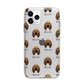 Bloodhound Icon with Name Apple iPhone 11 Pro Max in Silver with Bumper Case