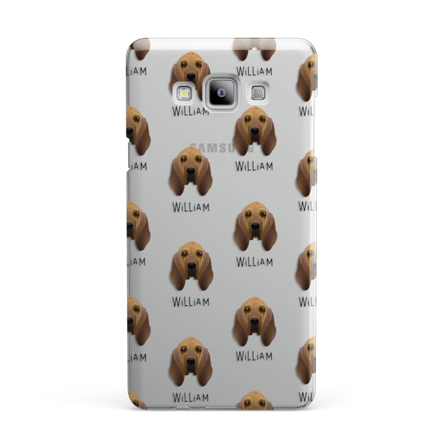 Bloodhound Icon with Name Samsung Galaxy A7 2015 Case