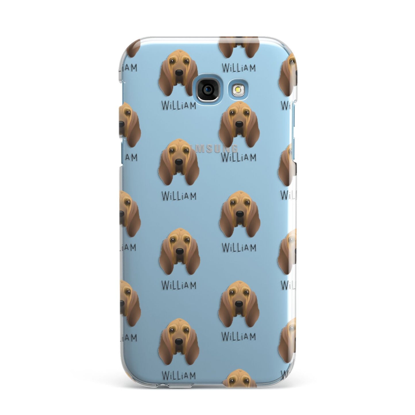 Bloodhound Icon with Name Samsung Galaxy A7 2017 Case