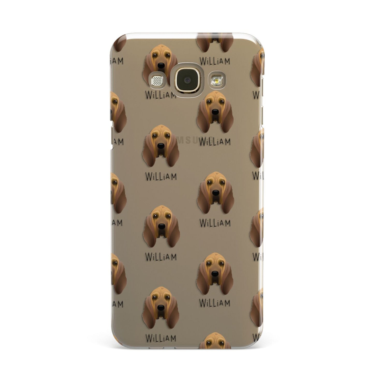 Bloodhound Icon with Name Samsung Galaxy A8 Case