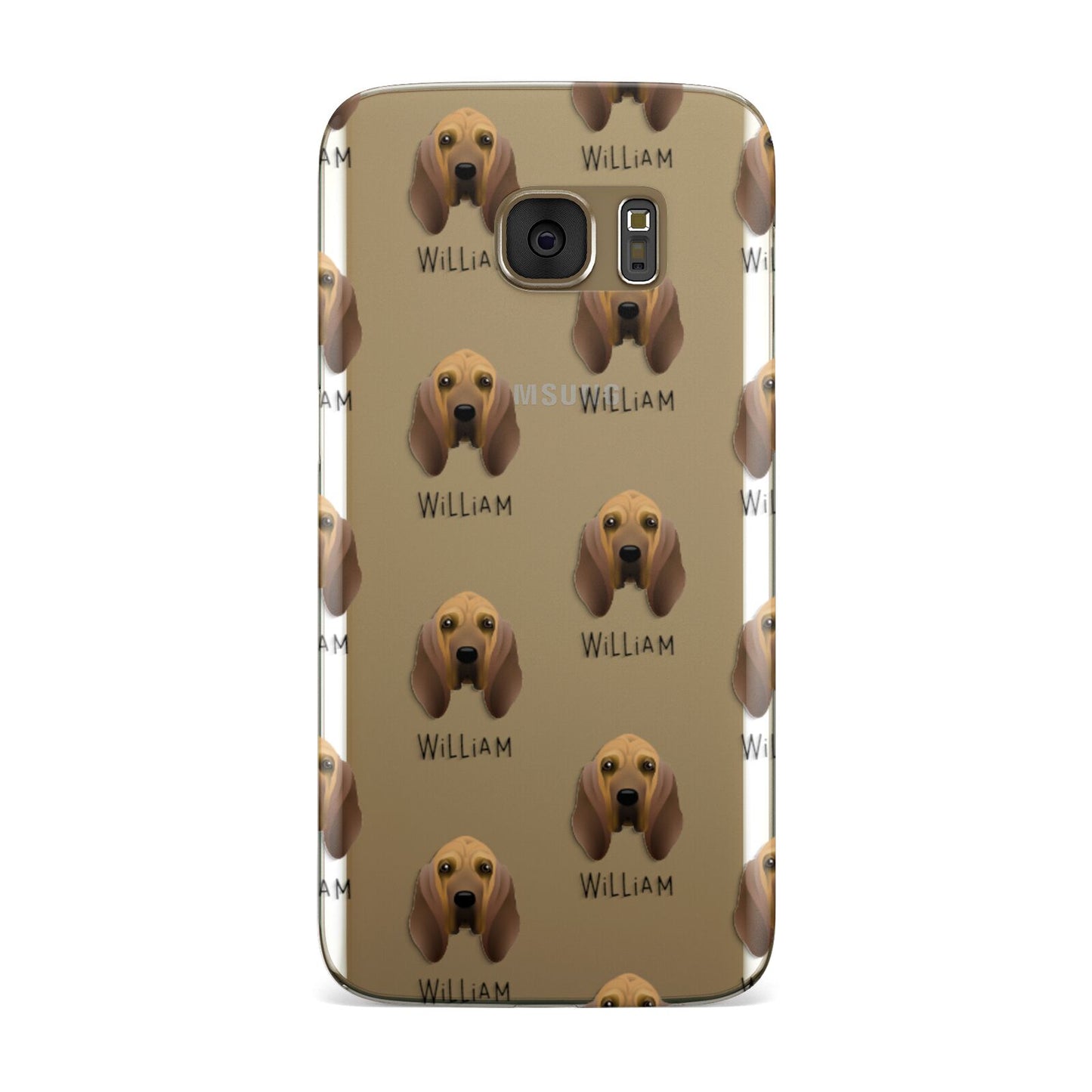 Bloodhound Icon with Name Samsung Galaxy Case