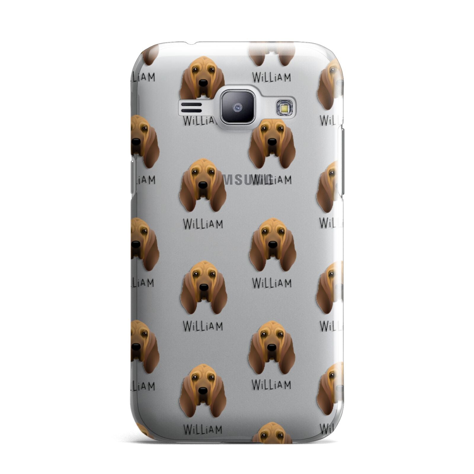 Bloodhound Icon with Name Samsung Galaxy J1 2015 Case